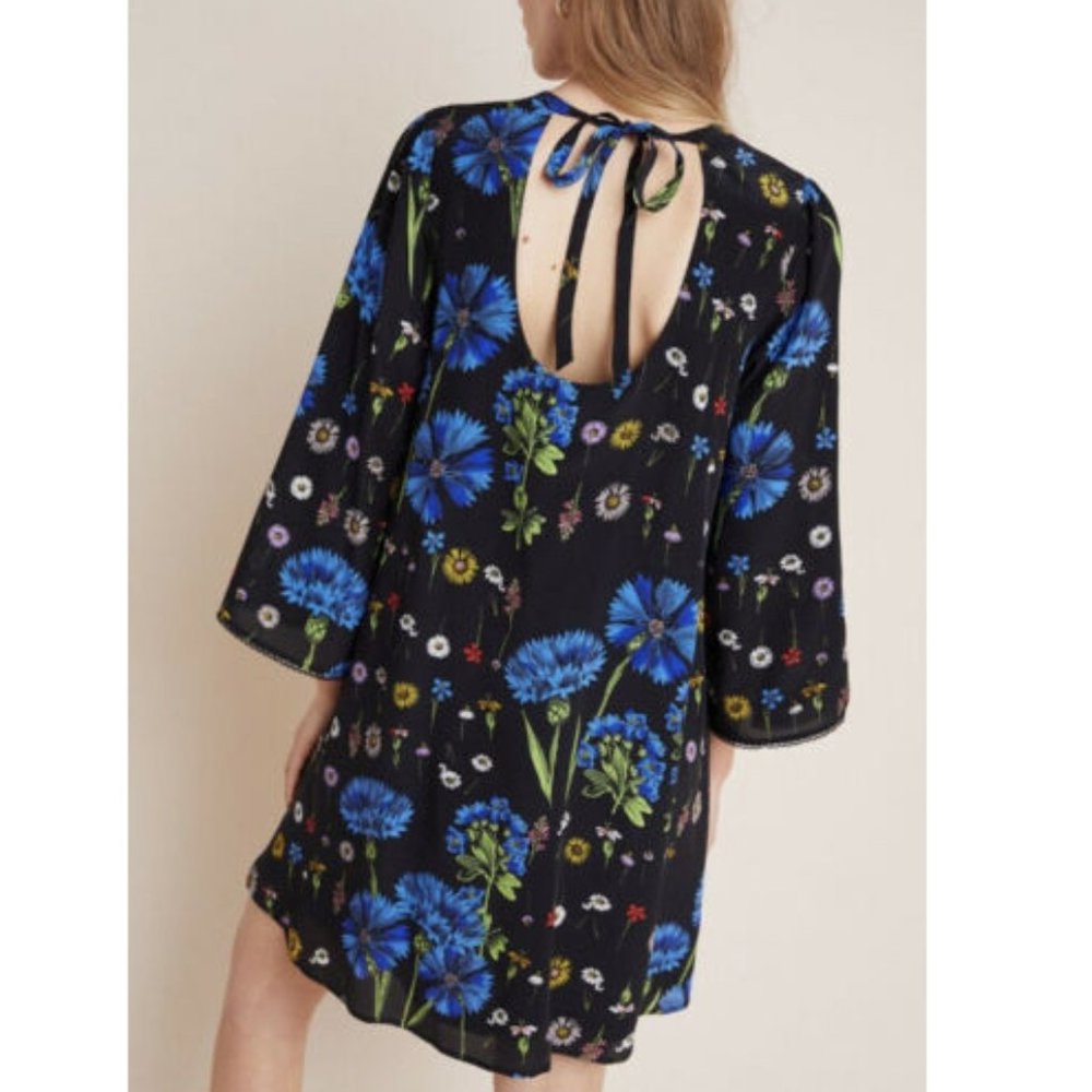 ANTHROPOLOGIE MAEVE Lucinda Silk Tunic Dress NWT - Picture 2 of 12